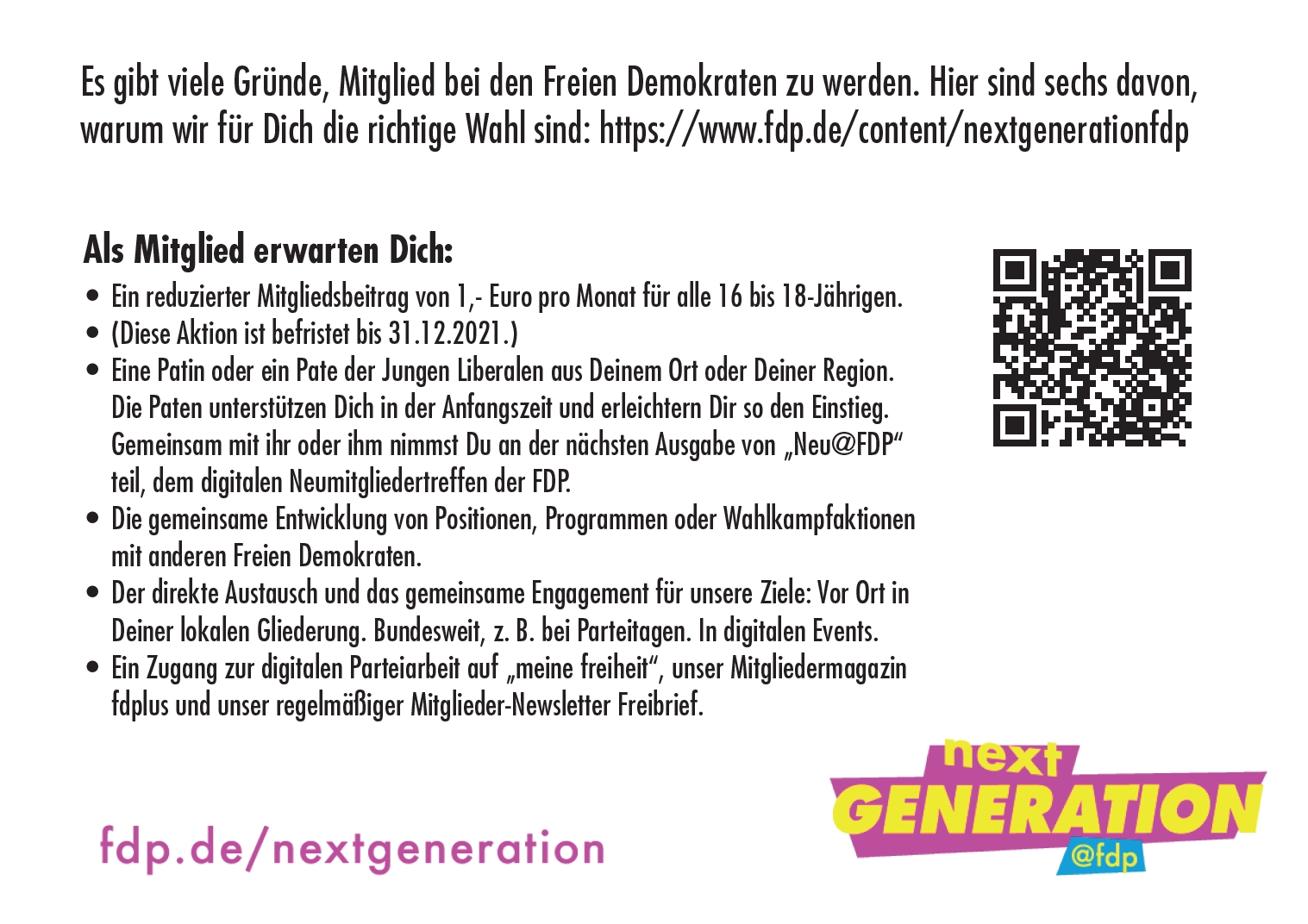 FDP Mitglied werden